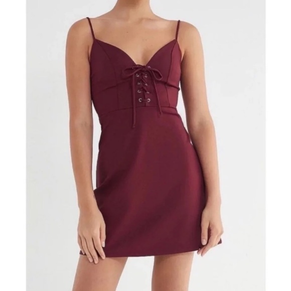tie up bodycon dress
